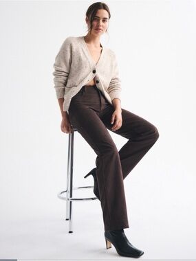 ✨NWT Abercrombie & Fitch Vegan Suede Pants 26✨